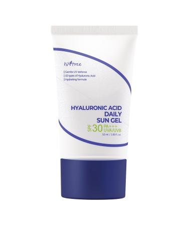 Isntree Hyaluronic Acid Daily Sun Gel 50 Ml - (Daily Sunscreen Gel Containing 10 Types of Hya Acid 30spf/pa+++)