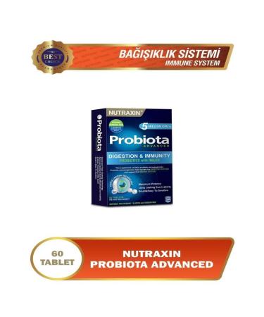 Nutraxin Probiota Advanced Probiotic Supplementary Food 60 Tablets