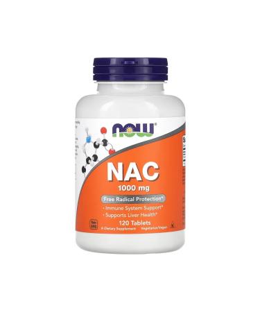 Now Foods NAC 1 000 mg 120 Tablets