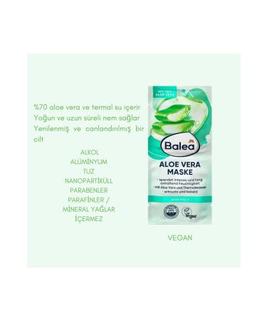 BALEA ALOE VERA FACE MASK 16 ML DOUBLE GERMAN QUALITY