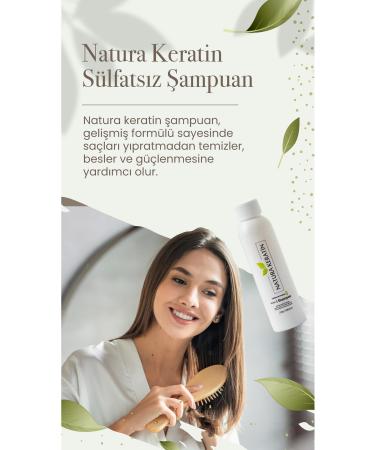 Natura Keratin Sulfate Free Shampoo 400 Ml - Buy Online on GoSupps.com