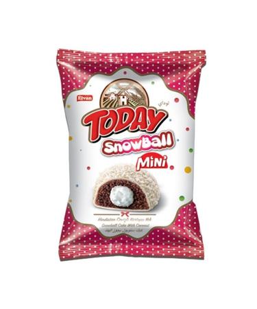 Elvan Today Snowball Mini Coconut Cake 25 Gr. 24 Pieces (1 Box) - Buy Online on GoSupps.com