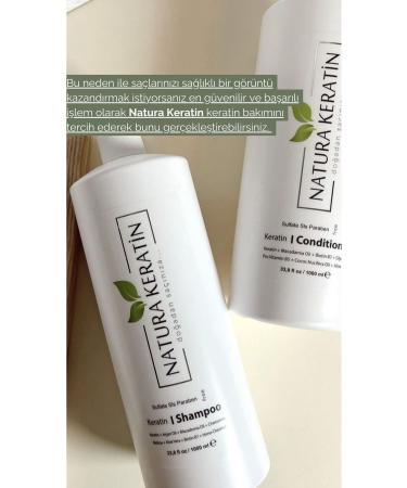 Natura Keratin Sulfate Free Shampoo 1000 ml - Buy Online on GoSupps.com