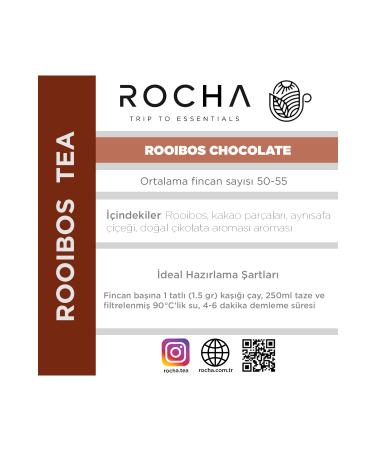 ROCHA Rooibos Chocolate Tea - Chocolate Rooibos Tea 75 gr - Buy Online on GoSupps.com
