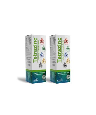 Tetrazinc Drop Vitamin 2 Pack