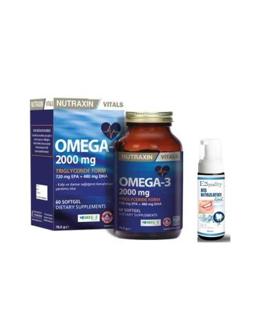 Nutraxin Omega 3 Fish Oil 2000 mg 60 SoftGel