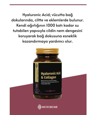 Microbiome Collagen Complex & Hyaluronic Acid + 5000 mcg Biotin - Buy Online on GoSupps.com