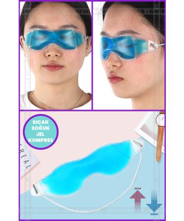 Greathings Glycerol Gel Eye Mask Cold / Hot Use Compress Thermogel Massage Mask