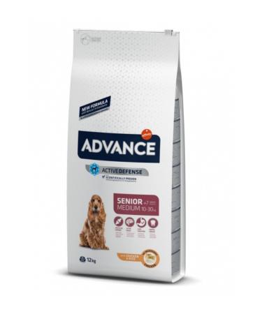 Advance Medium Senior Chicken Dog Food 12 Kg