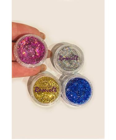 ROSEVELT Gold Self-Adhesive Makeup Glitter - Buy Online on GoSupps.com