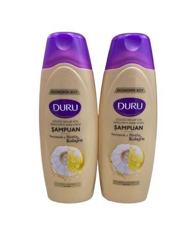 Duru garlic & biotin collagen shampoo set has 2 products in the set (2 * 700 ml: 1400)