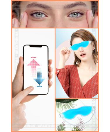 Greathings Under Eye Light Mask Hot/Cold Usable Gel Eye Mask