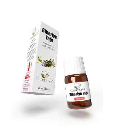 CURELIVE Natural Rosemary Oil Suitable for All Skin Types 20ml Glass Bottle Cleanser 1pc - Buy Online on GoSupps.com