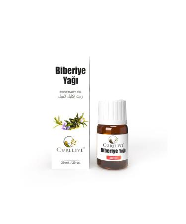 CURELIVE Natural Rosemary Oil Suitable for All Skin Types 20ml Glass Bottle Cleanser 1pc - Buy Online on GoSupps.com