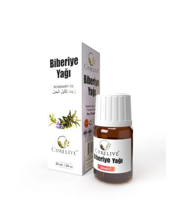 CURELIVE Natural Rosemary Oil Suitable for All Skin Types 20ml Glass Bottle Cleanser 1pc - Buy Online on GoSupps.com