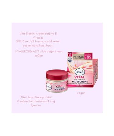 BALEA VITAL ANTI-WRINKLE DAY CREAM 50 ML GERMAN QUALITY