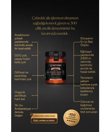 E ri ay r Organic Polyflora Honey Ta16 450g - Buy Online on GoSupps.com