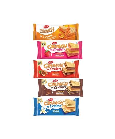 Tiffany Crunch N Cream Wafers Assorted Pack 65g x 5