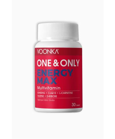 Voonka One & Only Energy Max Multivitamin 30 Tablets