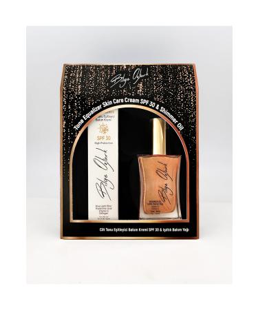 Bilge zt rk "Tone Equalizing Care Cream SPF 30 and Radiant Care Oil" Set