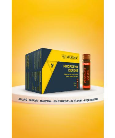 Marnys | Propolvit Defens - Royal Jelly Propolis Colostrum Shiitake Mushroom Reishi Mushroom