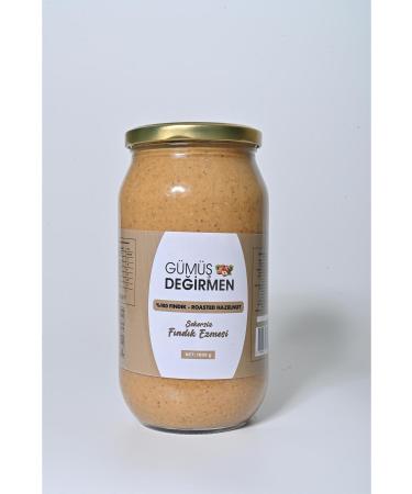 SILVER MILL SUGAR-FREE HAZELNUT PASTE 1KG GLASS JAR