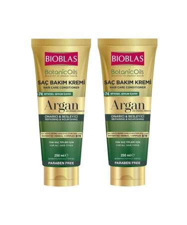 Bioblas Botanic Oils Argan Oil Hair Care Cream 250 Ml 2 Pieces