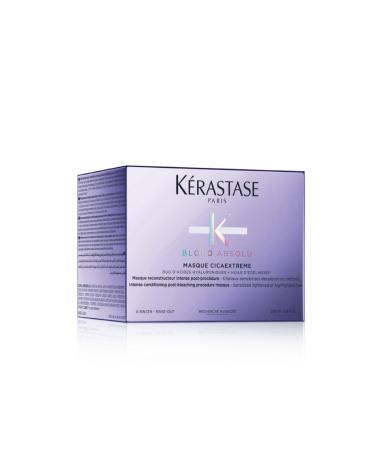 Kerastase Blonde hair mask with a rich creamy texture that strengthens the hair fibers after the procedure