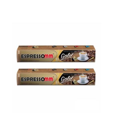 ESPRESSOMM Nespresso Compatible Gold Capsule Coffee (20 PCS)