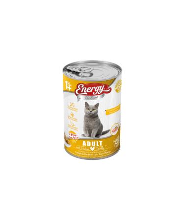 Energy Chicken Adult Cat Food-400 Grams-12 Cans