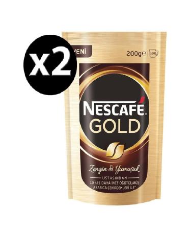 Nestle Nescafe Gold 200 Gr - 2 Eco Pack