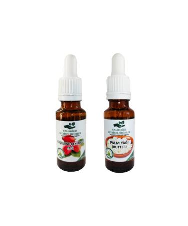 al ko lu Herbal Products Rosehip Seed Oil - Palm Oil 2-Pack Advantage Pack 20 Ml