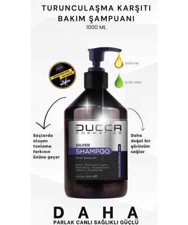 BY DUCCA Ducca Professional Hair Care Shampoo Purple 1000 ml (KERATIN CONTENT ANTI-ORANGE)