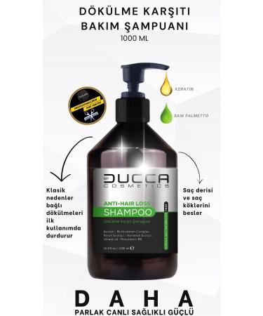 BY DUCCA Ducca Anti-Loss Professional Hair Care Shampoo 1000 ml (SALT-FREE KERATIN CONTENT)