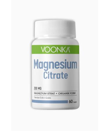 Voonka Magnesium Citrate 200mg 60 Tablets
