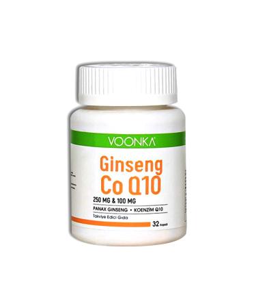 Voonka Ginseng Coq10 Coenzyme 32 Capsules