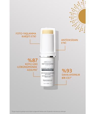 INSTITUT ESTHEDERM Photo Reverse Cream In Stick Anti-Stain UVA/UVB SPF50+ High Protection Stick Sun Cream 10GR - Buy Online on GoSupps.com
