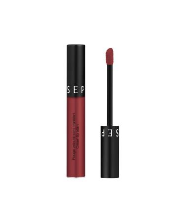 SEPHORA COLLECTION Cream Lip Stain Mat - Saten Biti li Mat Ruj - Dark Red