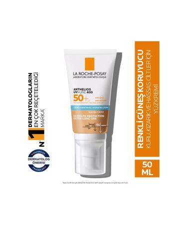 La Roche Posay Anthelios UVMune SPF50 Moisturizing Tinted Sun Cream with Anti-Perspiration Protection 50ml