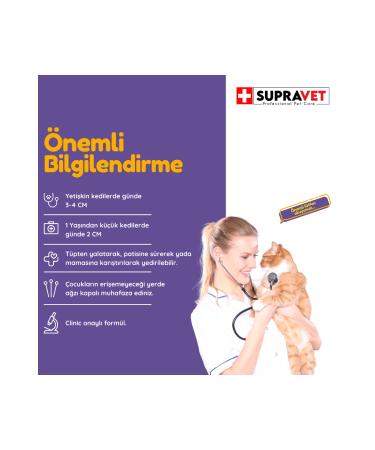 Supravet Biotine Malt for Cats 100 GR (HAIR LOSS PREVENTING BIOTIN HAIR HEALTH) - Buy Online on GoSupps.com