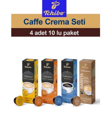Tchibo Cafissimo 4-Piece Best Selling Coffee Set 4x10 v2