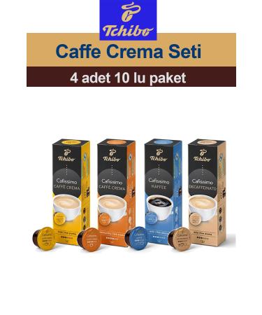 Tchibo Cafissimo 4-Piece Best Selling Coffee Set 4x10