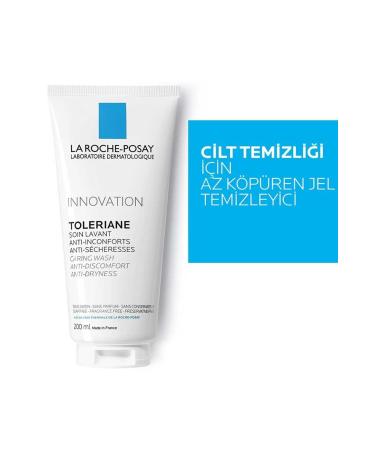 La Roche Posay Toleriane Caring Wash Moisturizing Skin and Makeup Remover Gel 200ml Eliminating Dryness and Anti-Aging - Buy Online on GoSupps.com