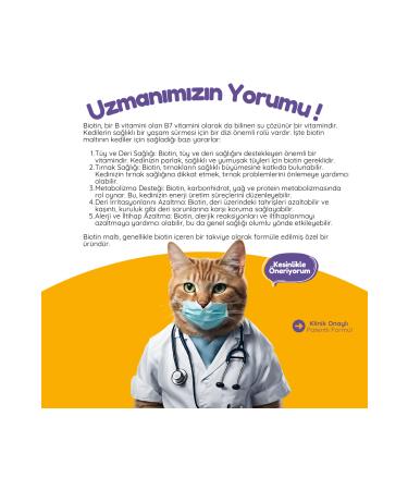 Supravet Biotine Malt for Cats 100 GR (HAIR LOSS PREVENTING BIOTIN HAIR HEALTH) - Buy Online on GoSupps.com