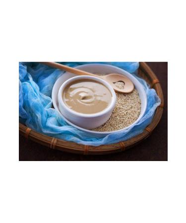 bodrum organic market Local Fethiye Sesame White Tahini Izmir Odemis Guven 1 Kg ( 1 Piece Pet Bottle )
