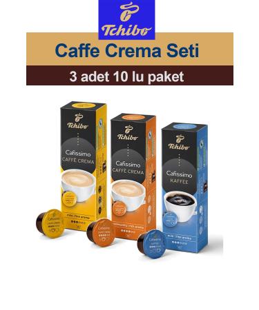 Tchibo Cafissimo 3-Piece Best Selling Coffee Set 3x10