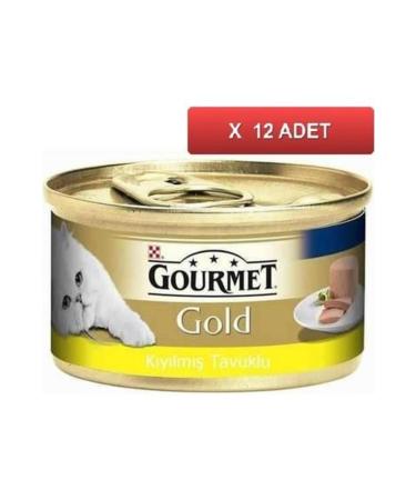 Gourmet Gold Minced Chicken Cat Canned Food 85 gr X 12 Pieces