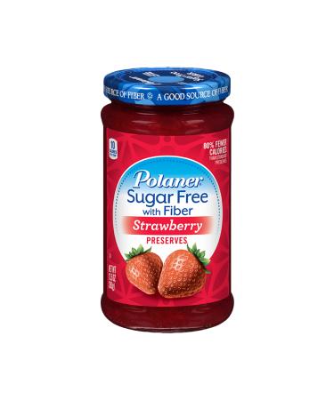 smuckers Polaner Suger Free Whit Fiber Stawberry Preserves 383 gr