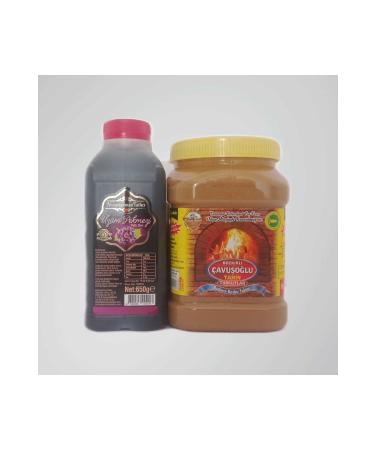 Peynel Abdurrahman Tatl c Grape Molasses 650g avu o lu Tahini 930g