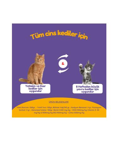 Supravet Biotine Malt for Cats 100 GR (HAIR LOSS PREVENTING BIOTIN HAIR HEALTH) - Buy Online on GoSupps.com